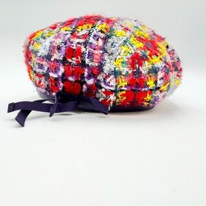 Gucci Checked tweed beret - L